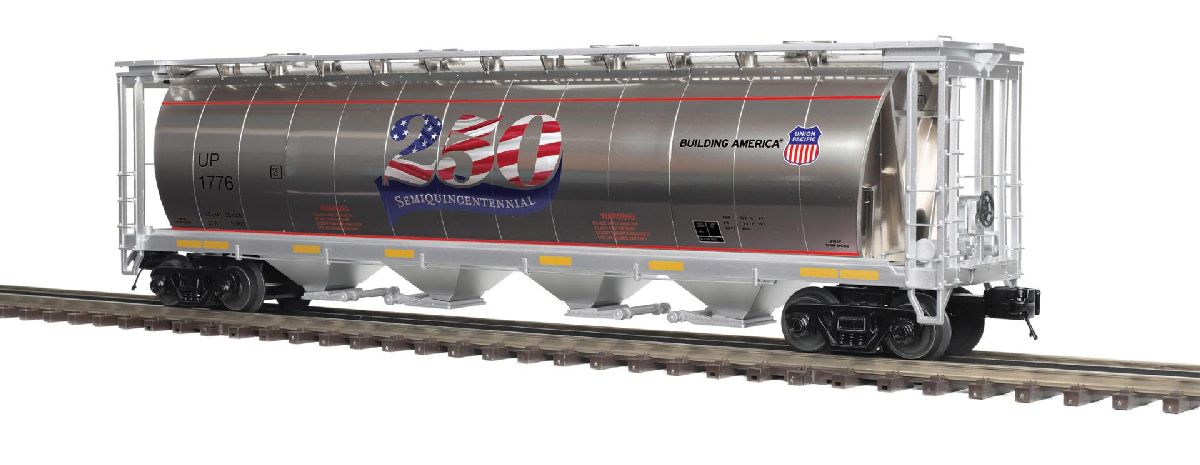 O  Semiquincentennial #1776 100 Ton Hopper (Plated Hi-rail w