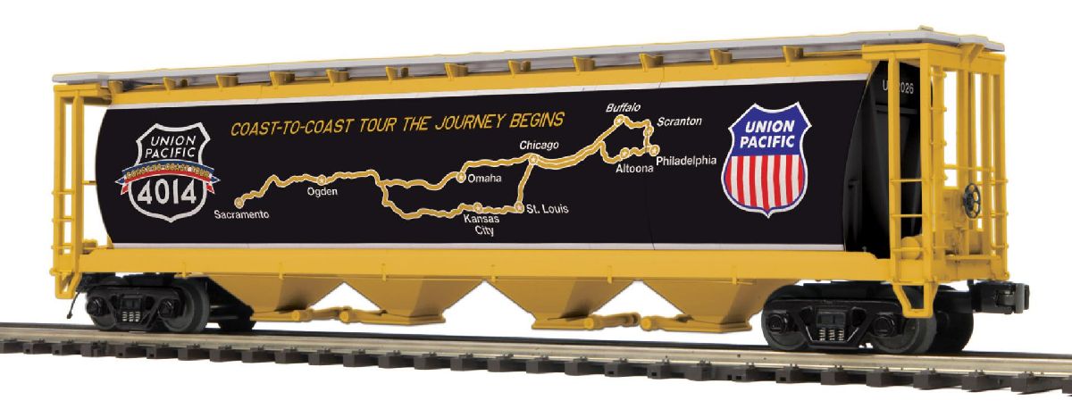 O UP 100 Ton Hopper Car Coast to Coast
