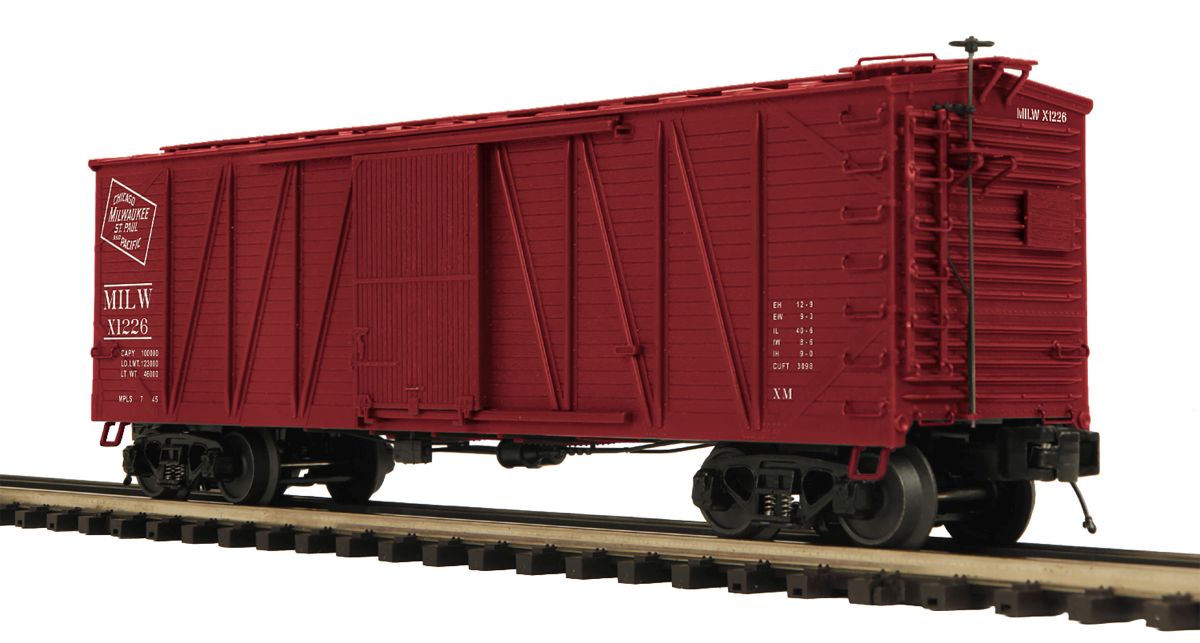 O Single Sheathed Boxcar Milw.Rd.