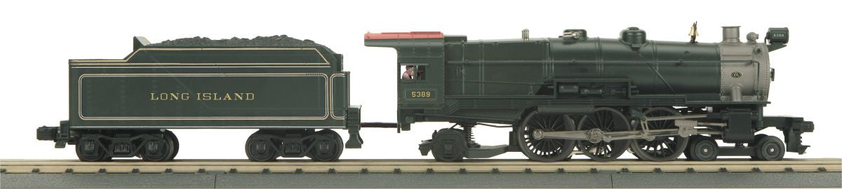O K-4 4-6-2 Steam Loco LIRR/Red&Gold Striping/3.0