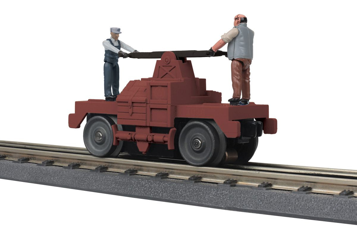 O MoW Operating Handcar/maroon