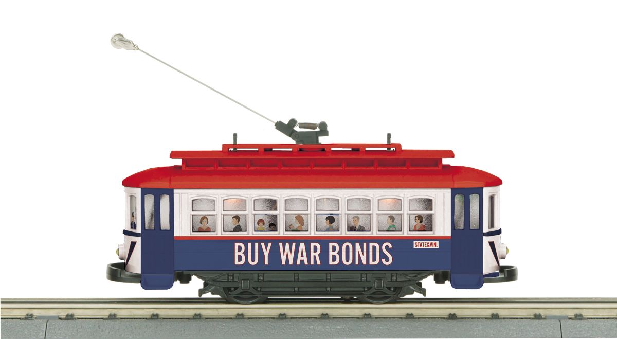 O Buy War Bonds Bump-N-Go Trolley
