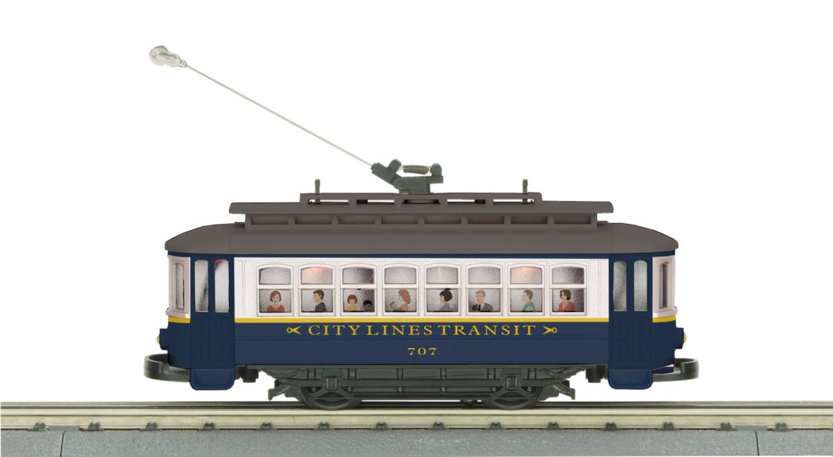 O City Lines Bump-n-Go Trolley