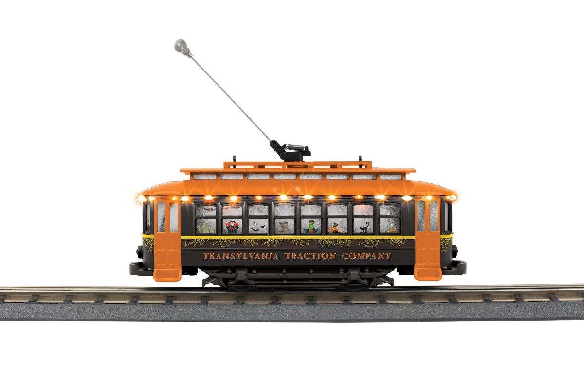 O Transylvania Traction Company Bump-n-Go Trolley w/LED Ligh