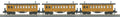 O C&O 3-Car Overton Passenger Car Set