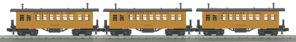 O C&O 3-Car Overton Passenger Car Set