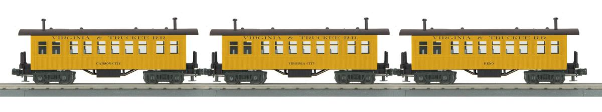 O V&T 3-Car Overton Passenger Car Set