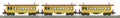 O UP 3-Car Overton Passenger Car Set