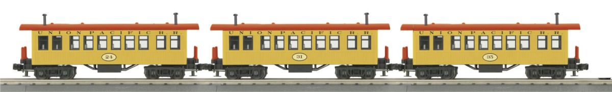 O UP 3-Car Overton Passenger Car Set