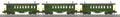 O Rutland 3-Car Overton Passenger Car Set