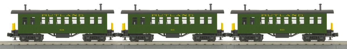 O Rutland 3-Car Overton Passenger Car Set