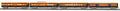 O Halloween 60' Streamlined Psg.Car 4pk w/LED's