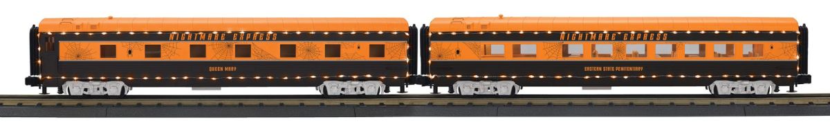 TARIFF O Halloween 60' Streamlined Sleeper/Diner 2pk w/LED's