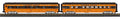 O Halloween 60 Streamlined Coach Car w/LED Lights