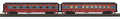 O North Pole 2-Car 60 Streamlined Sleeper/Diner Passenger Se