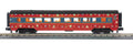 O North Pole 60 Streamlined Coach Car w/LED Lights