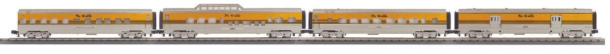 O Denver Rio Grande 4-Car Streamlined Passenger Set