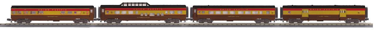 O UP 4-Car Streamlined Passenger Set  49er