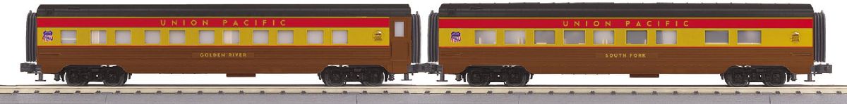 O UP 2-Car Streamlined Sleeper/Diner Set  49er