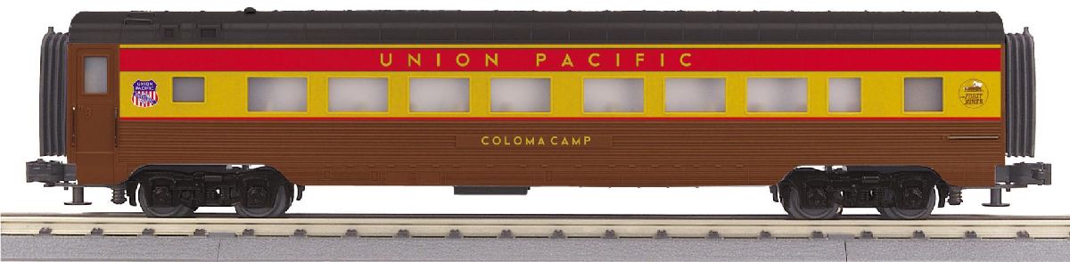 O UP Streamlined Coach Car  49er