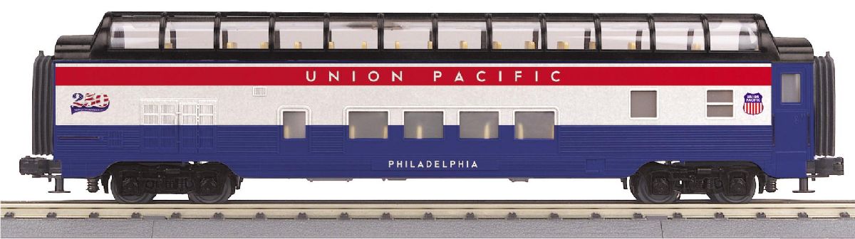 O Semiquincentennial Streamlined Full-Length Vista Dome Car