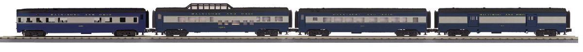 O B&O 4-Car Streamlined Passenger Set