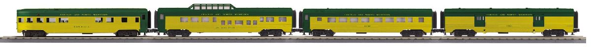 O CNW 4-Car Streamlined Passenger Set