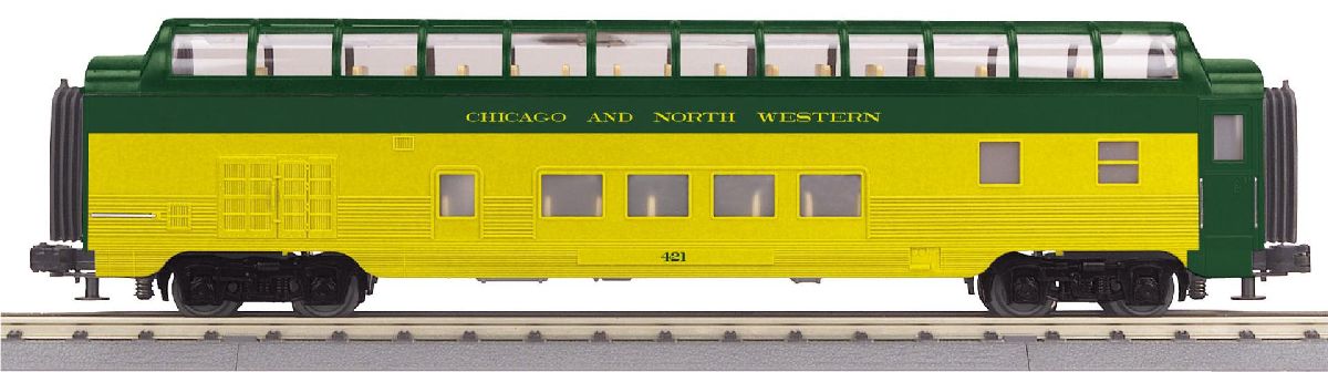 O CNW Streamlined Full-Length Vista Dome Car