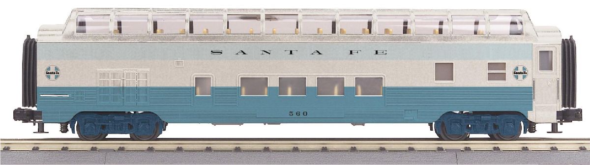 O SF Streamlined Full-Length Vista Dome Car