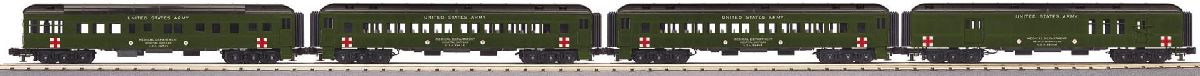 O U.S. Army 4-Car Madison Passenger Set