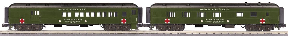 O U.S. Army 4-Car Madison Combine/Diner Set