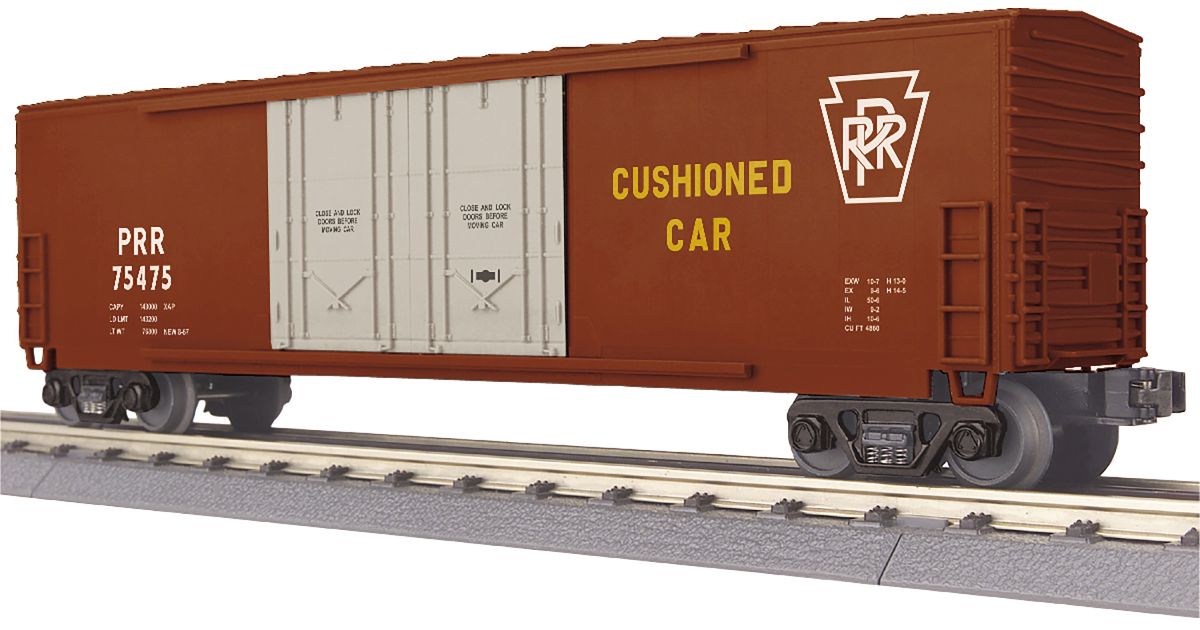 O 50' Double Plug Door Boxcar PRR