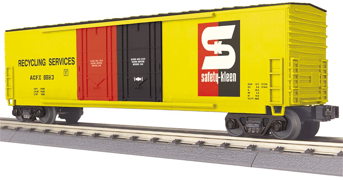 O 50' Double Plug Door Boxcar Safety Kleen