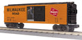 O Milw.Rd. Operating Box Car w/Signal Man