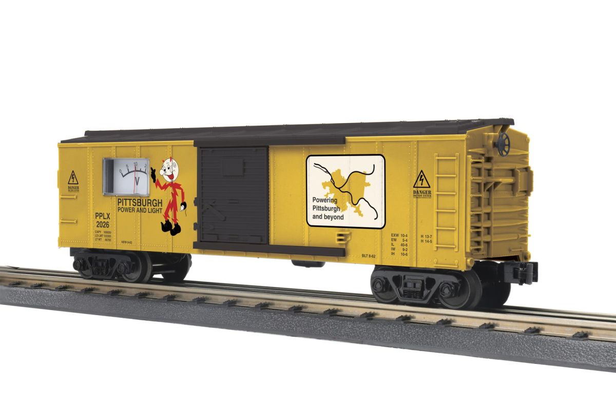 O Pittsburgh Power & Light Box Car w/Power Meter