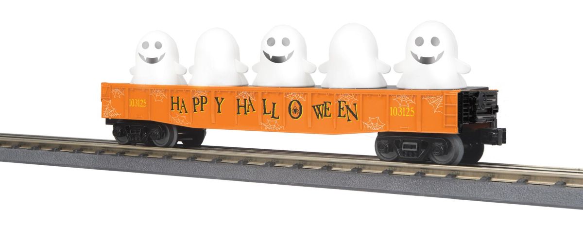 TARIFF O Halloween Gondola w/Flickering Ghosts-orange