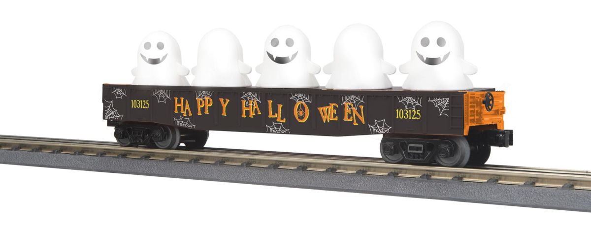 TARIFF O Halloween Gondola w/Flickering Ghosts-black