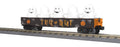 O Halloween Gondola Car w/Flickering Ghosts  Black