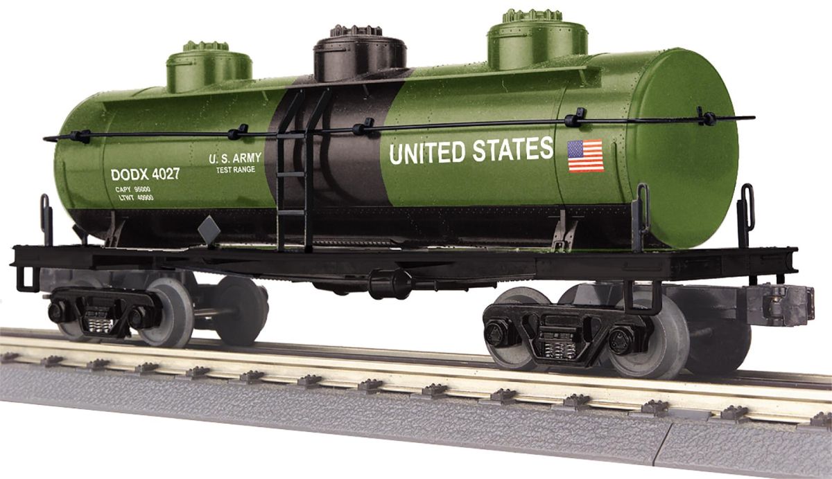 O U.S. Army 3-Dome Tank Car