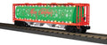 O Christmas 4-Bay Cylindrical Hopper Car w/LED lights