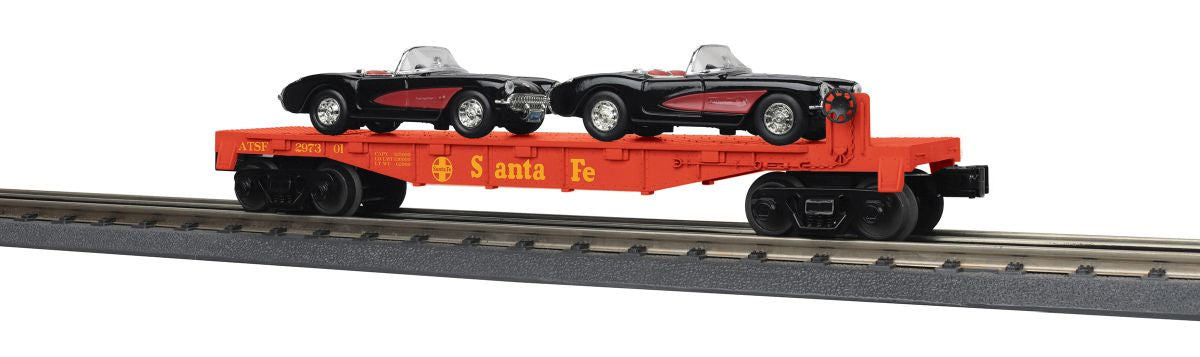 O SF Flatcar w/(2) 57 Chevy Corvettes