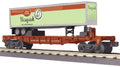 O Flatcar w/40' Trailer NP