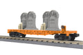 TARIFF O Halloween Flatcat w/Headstones & Lights-orange