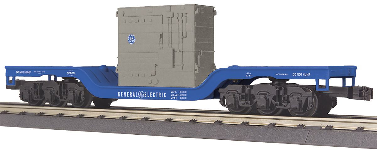 TARIFF O GE Dep.Center Flatcar w/Transformer Load