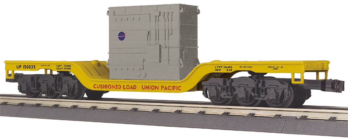 TARIFF O UP Dep.Center Flatcar w/Transformer Load