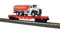 TARIFF O Trump Flatcar w/Tanker Truck
