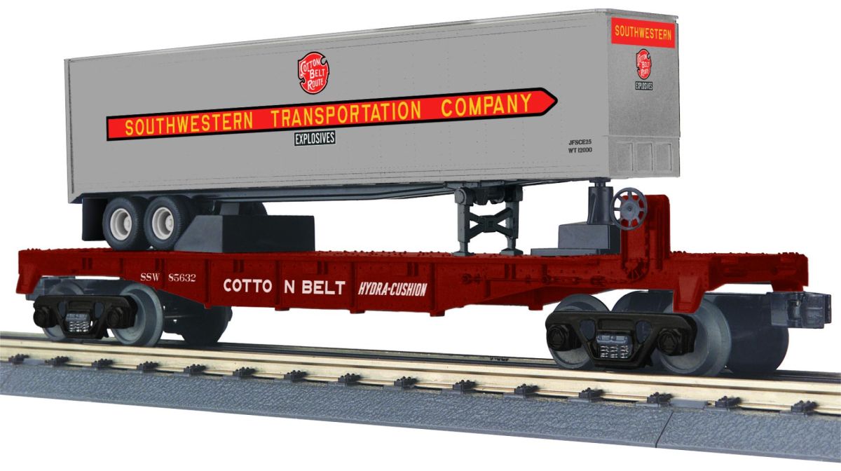 O St. Louis Southwestern Flat w/40' Trailer