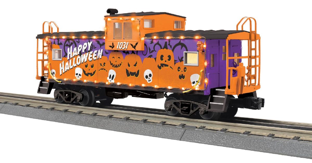 O Halloween Extended Vision Caboose w/LED Lights