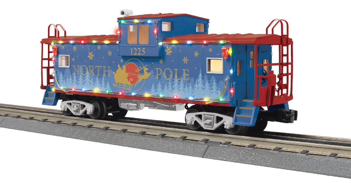 O North Pole Extended Vision Caboose w/LED Lights