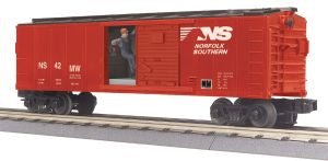 O NS Operating Boxcar w/Signal Man
